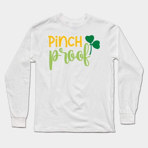 Pinch Proof Long Sleeve T-Shirt by MZeeDesigns